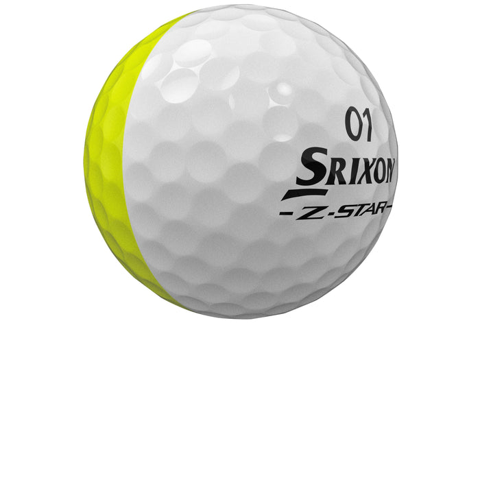 Srixon Z-Star 9 Divide - White/Tour Yellow