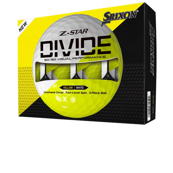 Srixon Z-Star 9 Divide - White/Tour Yellow