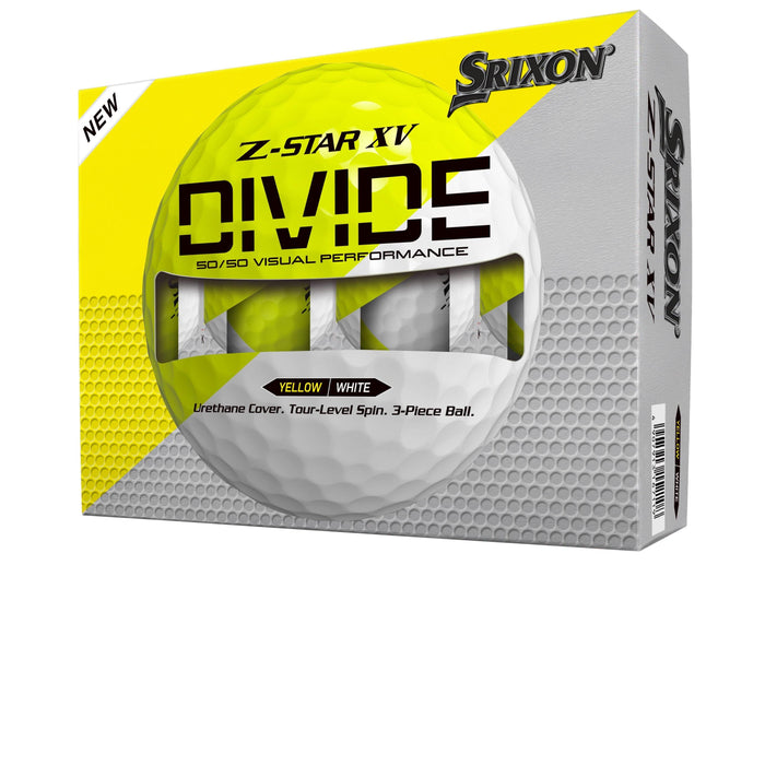 Srixon Z-Star XV 9 Divide - White/Tour Yellow
