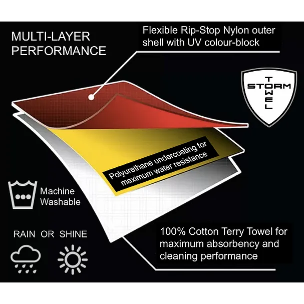 Storm Towel - Multi Layer Player's Towel and Rain Hood