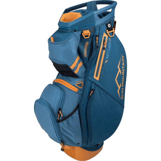 Sun Mountain 5-Way Cart Bag - popular Blue And Black 14 Slots