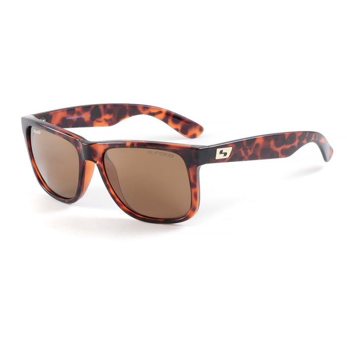 Sundog ACE TrueBlue Matte Brown Tortoise/Brown Gold Mirror TrueBlue Lens Sunglasses