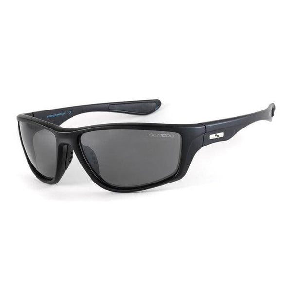 Sundog AXE Matte Black/Grey Flash Mirror Lens Polarized Sunglasses