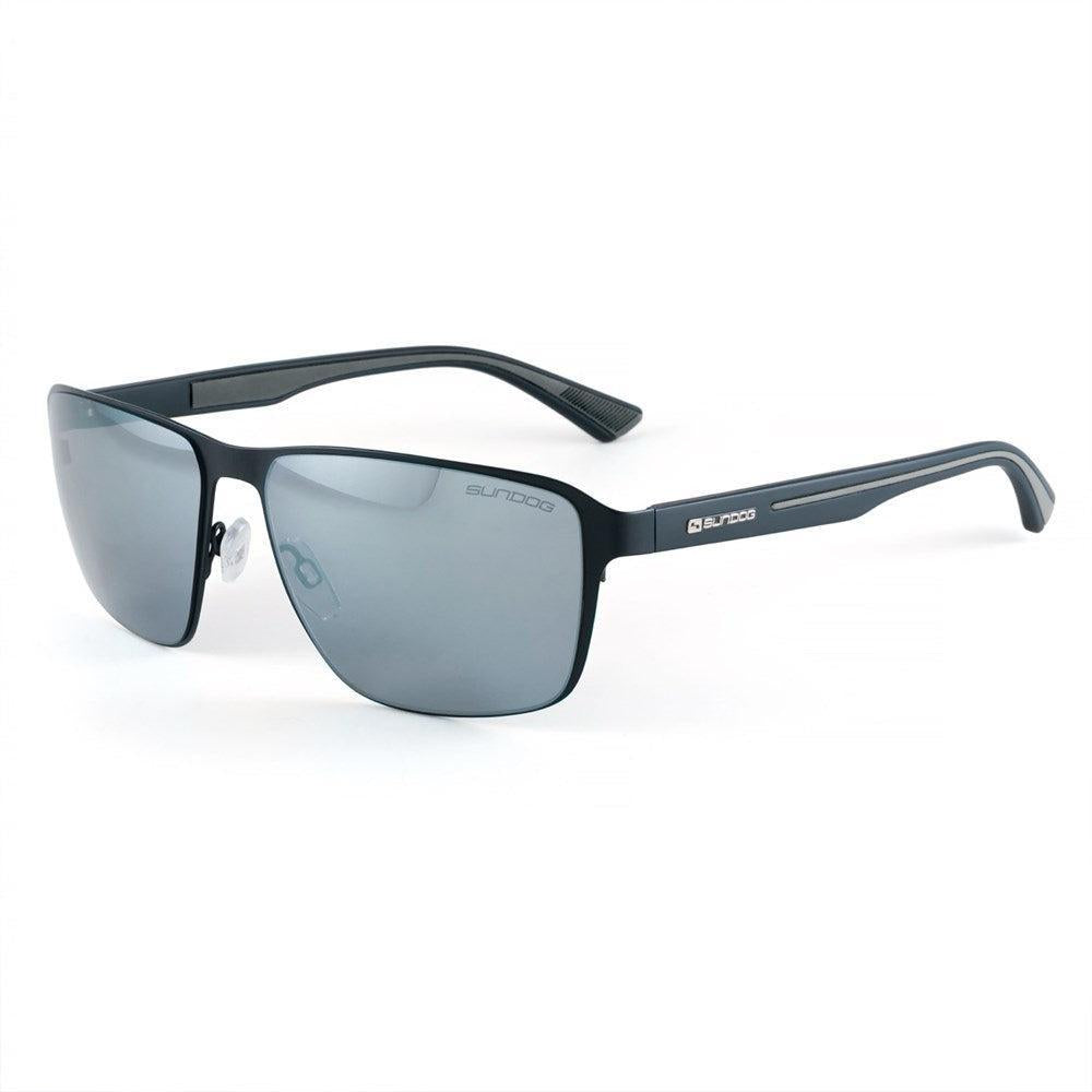 Sundog Back 9 Dark Gunmetal/Grey-Silver Mirror Lens Sunglasses