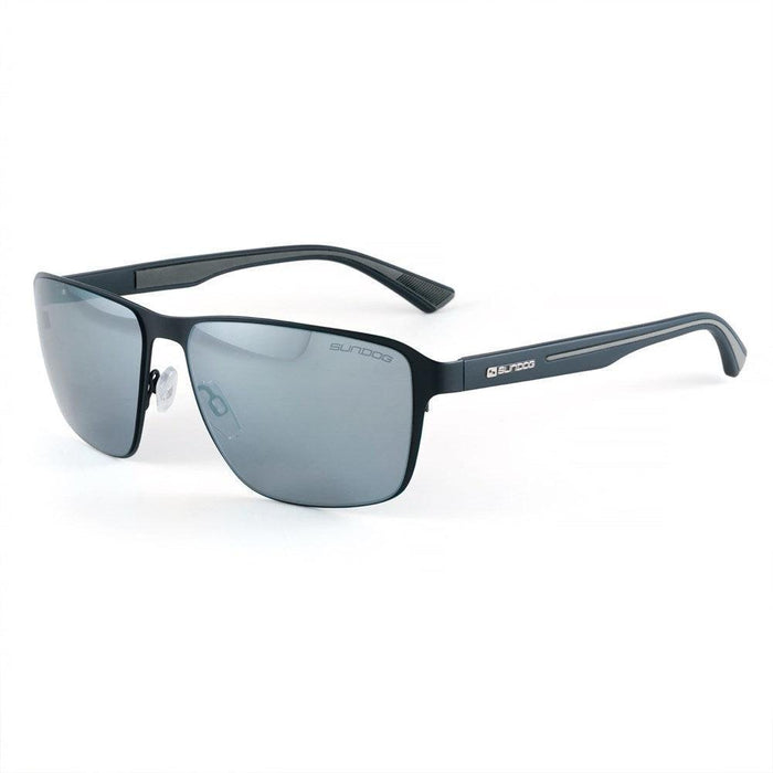 Sundog Back 9 Dark Gunmetal/Grey-Silver Mirror Lens Sunglasses