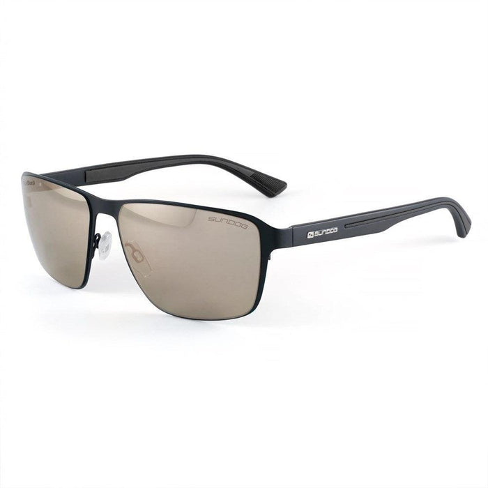 Sundog Back 9 Matte Black/Brown Flash Mirror TrueBlue Lens Sunglasses