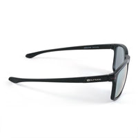 Sundog Daze Matte Black-Gold Accent/G15 Gold Flash Mirror Lens Sunglasses