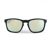 Sundog Daze Matte Black-Gold Accent/G15 Gold Flash Mirror Lens Sunglasses