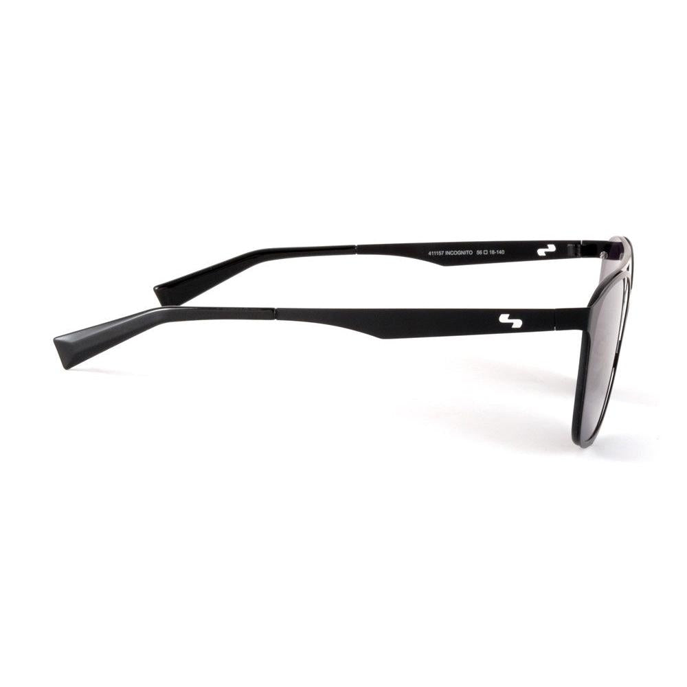 Sundog Incognito Matte Black Titanium/Gray Flash Mirror Lens Sunglasses