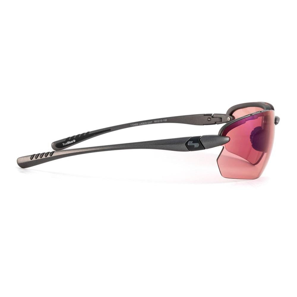Sundog Laser EXT TrueBlue Dark Matte Grey/Aurora-Lt. Blue Mirror Lens Sunglasses