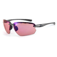 Sundog Laser EXT TrueBlue Dark Matte Grey/Aurora-Lt. Blue Mirror Lens Sunglasses