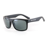 Sundog Magnum Matte Black/Grey Flash Mirror Polarized Lens Sunglasses