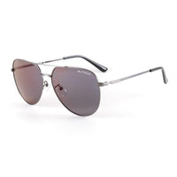 Sundog Money Polarized Dark Shiny Gunmetal/Grey Blue Mirror Polarized Lens Sunglasses