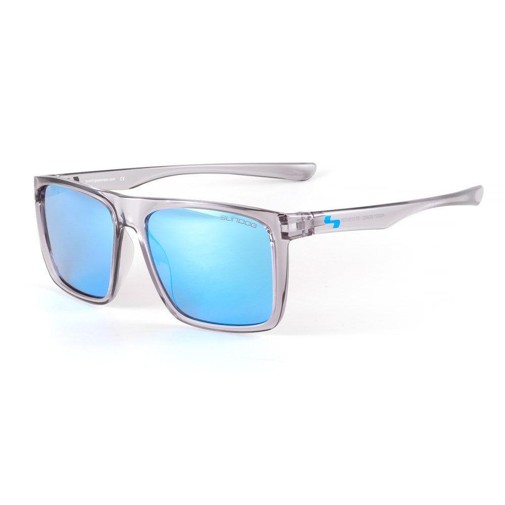 Sundog Sonic Shiny Crystal Grey/Grey Icy Blue Revo Lens Sunglasses