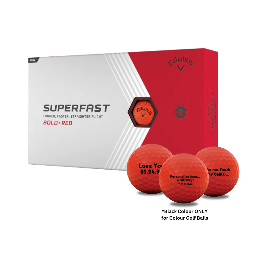 Callaway Superfast Personalized Golf Balls