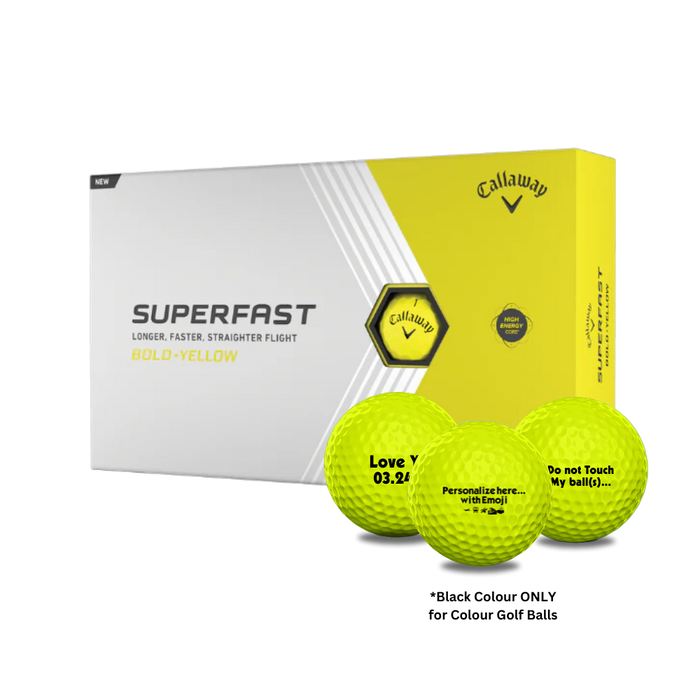 Callaway Superfast Personalized Golf Balls