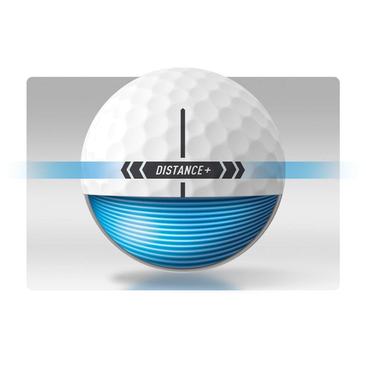 TaylorMade Distance+ Golf Balls - 2025 - 2 Dozen