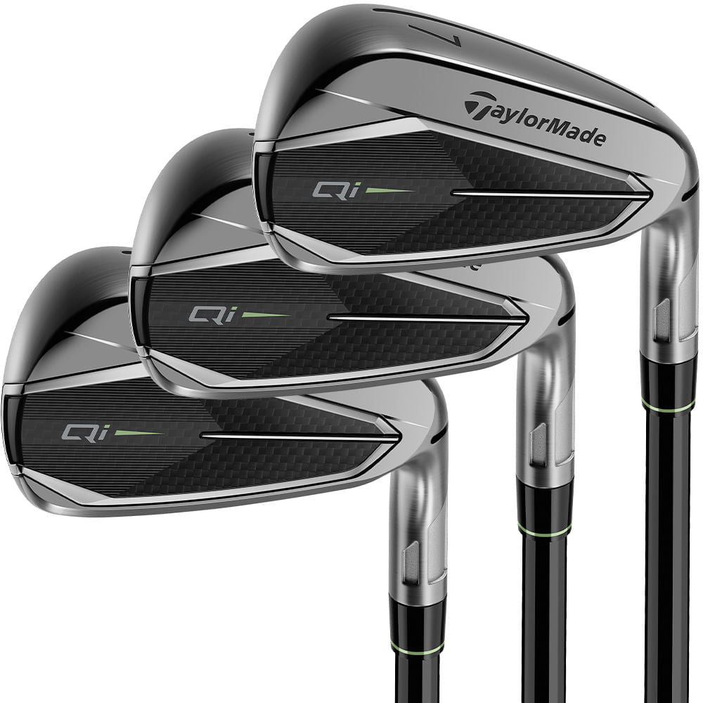 TaylorMade Qi Iron set - 5-PW/AW - RH - Gunmetal - Demo Used