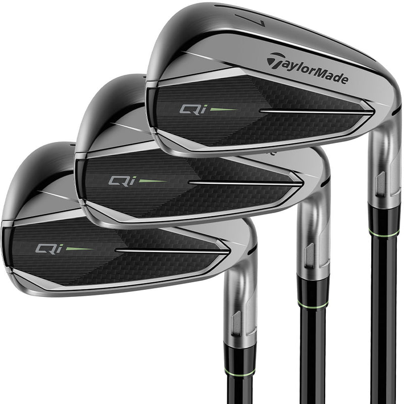 TaylorMade Qi Iron set - 5-PW/AW - RH - Gunmetal - Demo Used