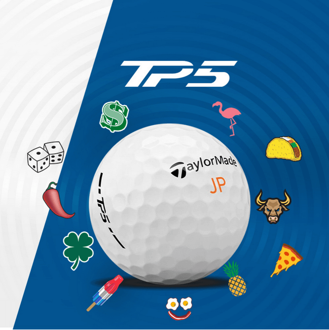 TaylorMade TP5 Golf Balls - Buy 3 Get 1 Dozen Free - Free Personalization