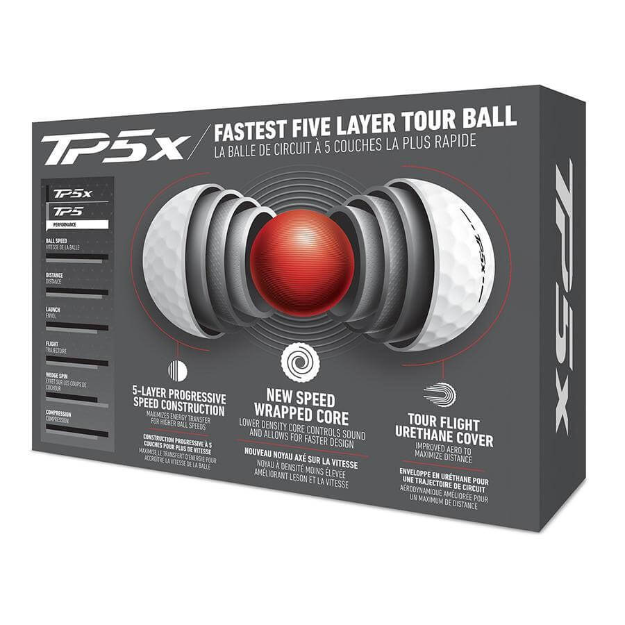 TaylorMade TP5x Golf Balls - Dozen, Canada – Canadian Pro Shop Online