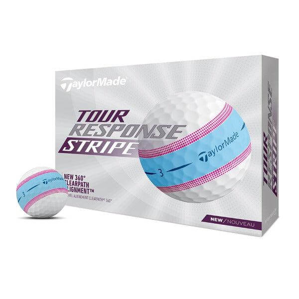 TaylorMade Tour Response Stripe Golf Balls - 6 Dozen Pack