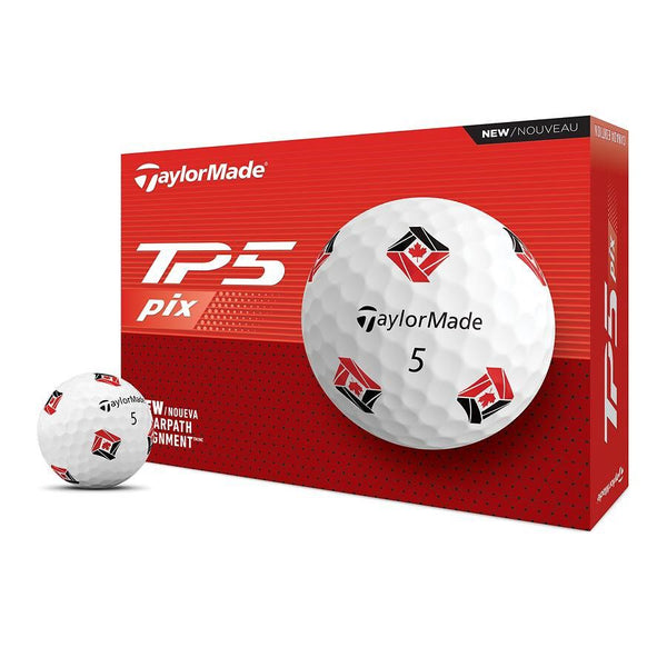 Taylormade TP5 Pix Canada Golf Balls - One Dozen