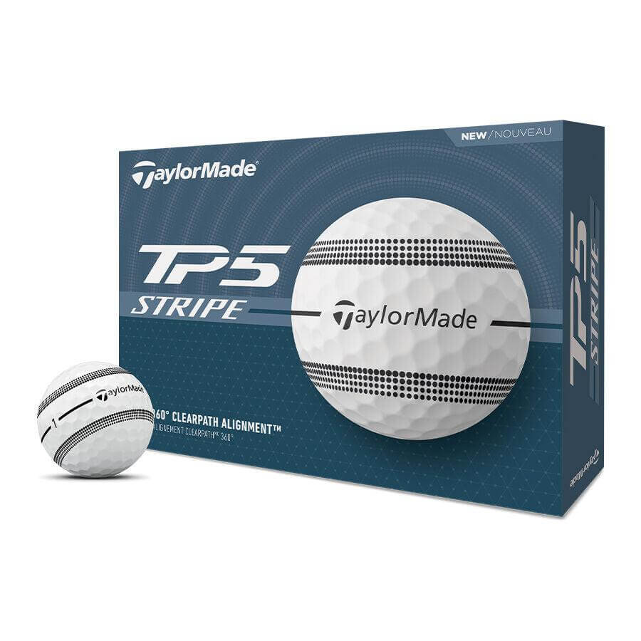 Taylormade TP5 Stripe Golf Balls - One Dozen