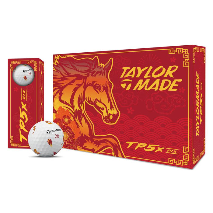 Taylormade TP5/TP5x Lunar New Year Golf Balls - One Dozen