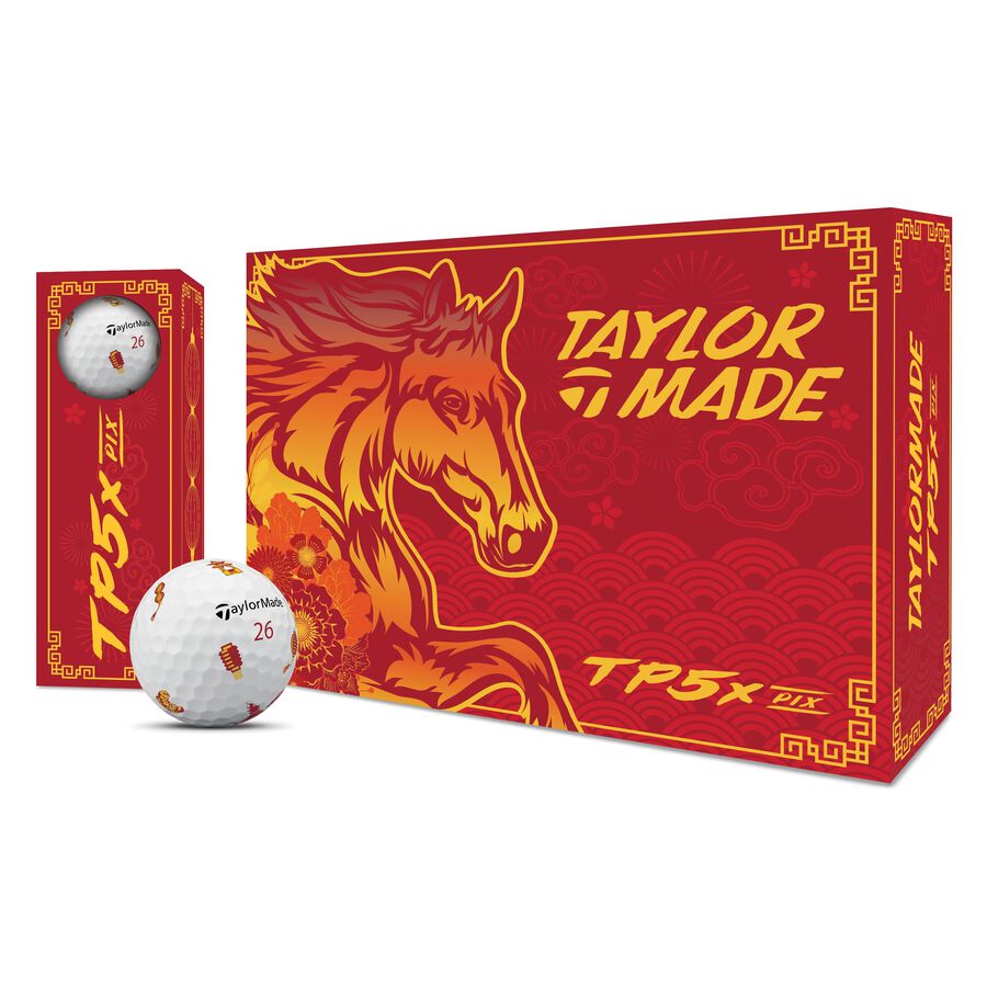 Taylormade TP5/TP5x Lunar New Year Golf Balls - One Dozen