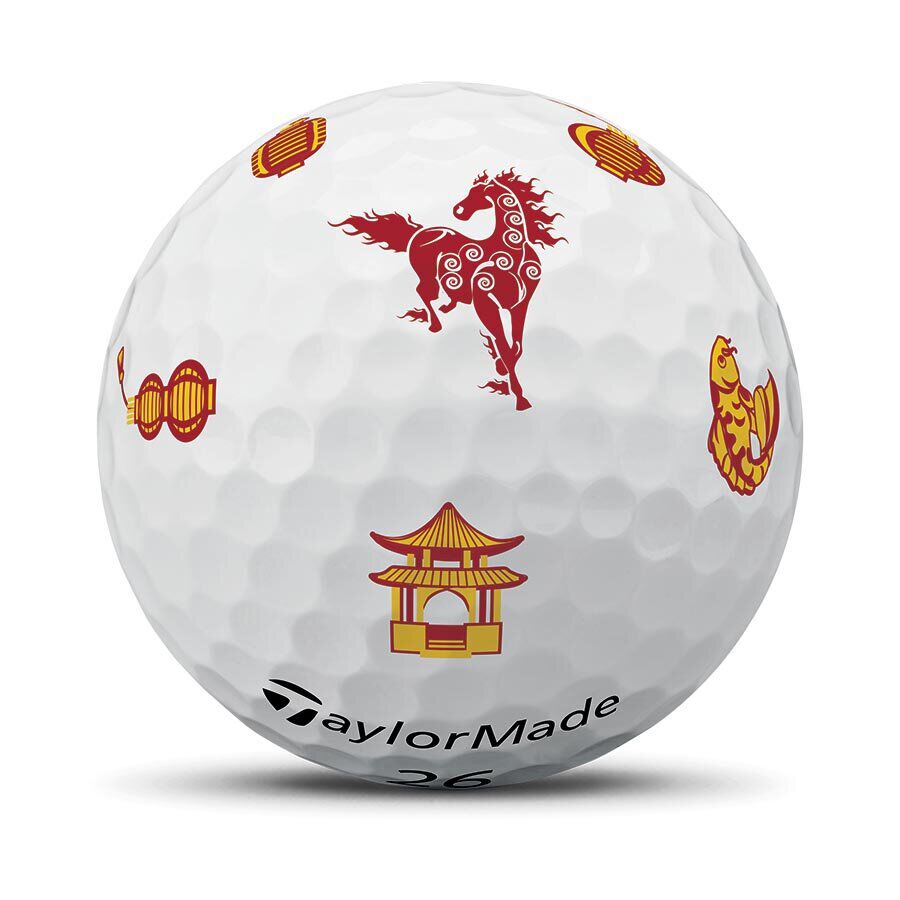 Taylormade TP5/TP5x Lunar New Year Golf Balls - One Dozen