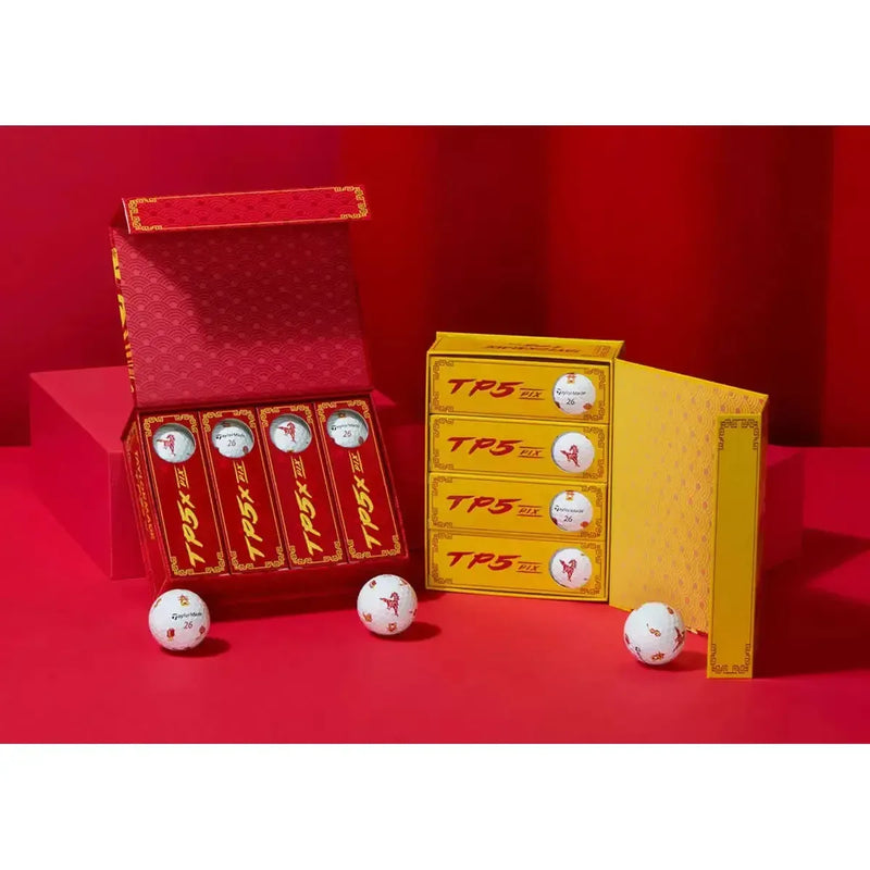 Taylormade TP5/TP5x Lunar New Year Golf Balls - One Dozen
