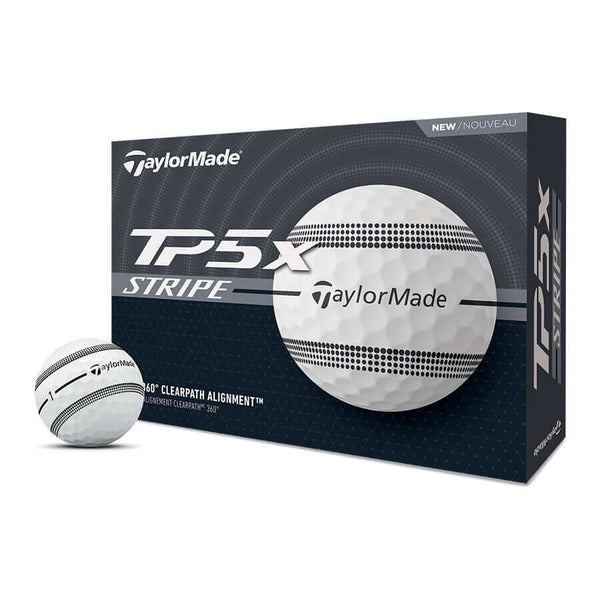 TaylorMade TP5 STRIPE ゴルフボール 12個入り TP5 テーラーメイド ゴルフボール Stripe／TP5x Stripe 1ダース（12球