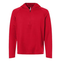 Team 365 Men's Qualify Quarter-Zip Hooded Pullover