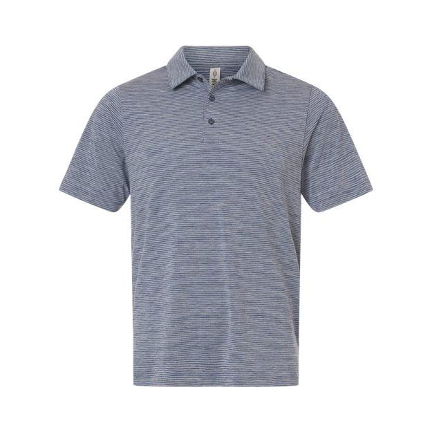 Team 365 Men's Relay Heathered Stripe Polo