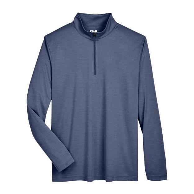 Team 365 Men's Zone Sonic Heather Performance Quarter-Zip Pullover