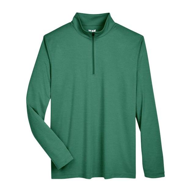 Team 365 Men's Zone Sonic Heather Performance Quarter-Zip Pullover