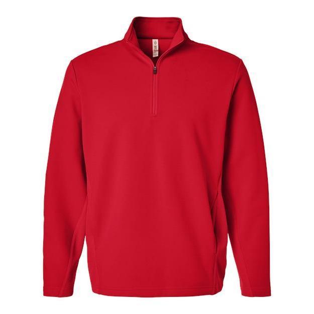 Team 365 Unisex Squad Cadet Quarter-Zip Tech Fleece Pullover