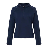 Team 365 Women's Qualify Quarter-Zip Hooded Pullover