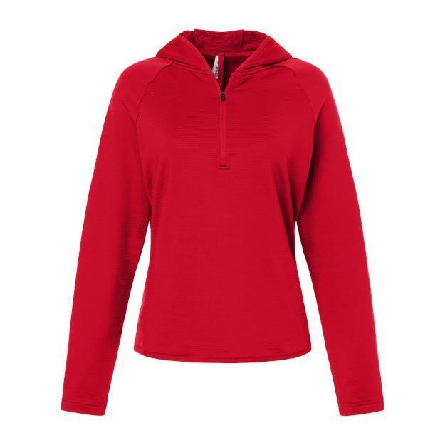 Team 365 Women's Qualify Quarter-Zip Hooded Pullover