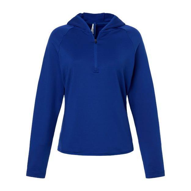 Team 365 Women's Qualify Quarter-Zip Hooded Pullover