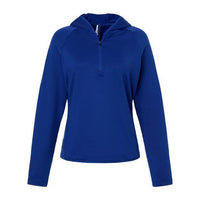 Team 365 Women's Qualify Quarter-Zip Hooded Pullover