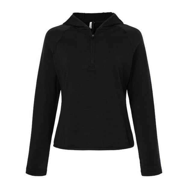 Team 365 Women's Qualify Quarter-Zip Hooded Pullover