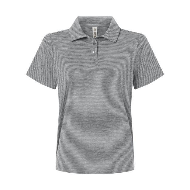 Team 365 Women's Relay Heathered Stripe Polo