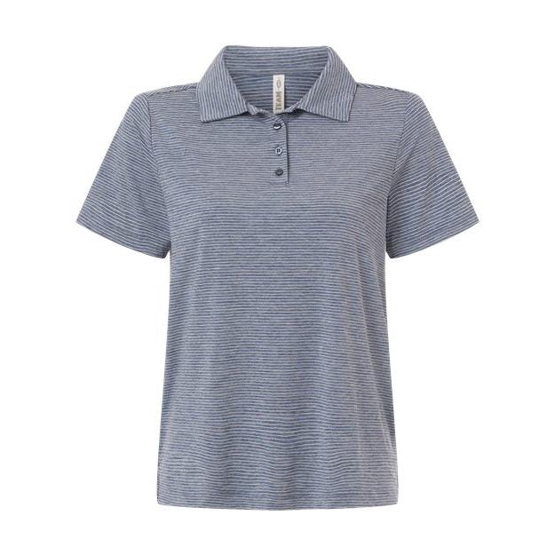 Team 365 Women's Relay Heathered Stripe Polo