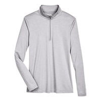 Team 365 Women's Zone Sonic Heather Performance Quarter-Zip Pullover