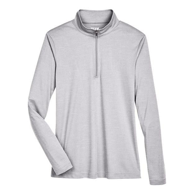 Team 365 Women's Zone Sonic Heather Performance Quarter-Zip Pullover