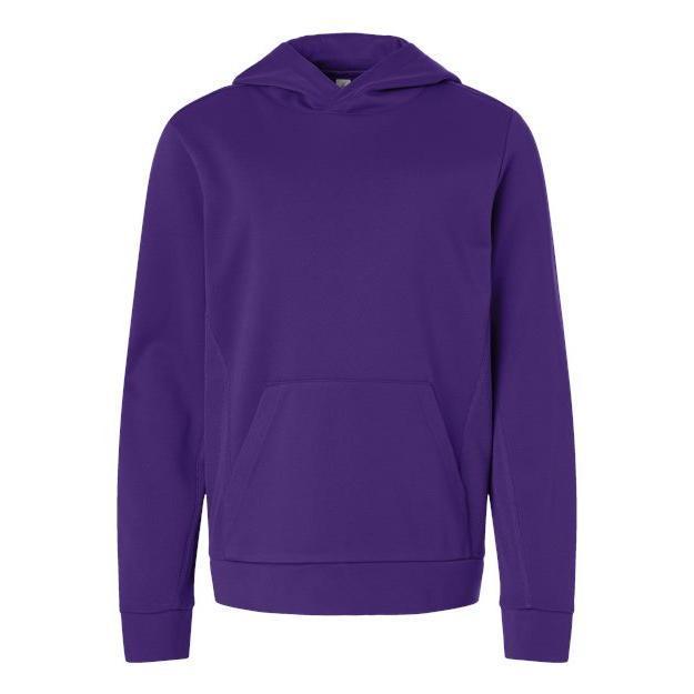 Team 365 Youth Squad Hooded Tech Fleece Pullover