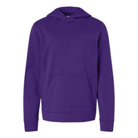 Team 365 Youth Squad Hooded Tech Fleece Pullover