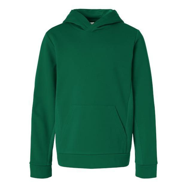 Team 365 Youth Squad Hooded Tech Fleece Pullover